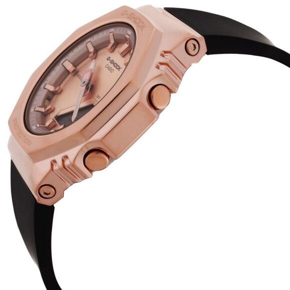 NWT Authentic Casio G-Shock Quartz Analog-Digital Rose Gold Dial Women's Watch - Picture 2 of 3